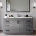 thumbnail image 1 of Wyndham Collection Wcf292960s-Qtz-Unsm58 Miranda 60" Free Standing Single Basin Vanity Set, 1 of 7