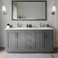 thumbnail image 1 of Wyndham Collection WCF292966DKGGTUNSM58 Miranda 66" Free Standing Double Basin Vanity Set, 1 of 7