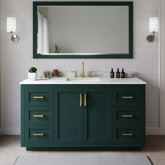 Wyndham Collection WCF292966SGDGTUS3M58 Miranda 66" Free Standing Single Basin Vanity Set