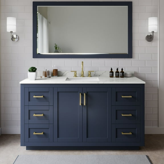 Wyndham Collection WCF292966SBLGTUS3M58 Miranda 66" Free Standing Single Basin Vanity Set