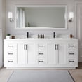 thumbnail image 1 of Wyndham Collection WCF292984DWBWQUNSM70 Miranda 84" Free Standing Double Basin Vanity Set, 1 of 7
