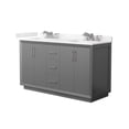 thumbnail image 1 of Wyndham Collection Wcf4141-60D-Vca-Us3mxx Strada 60" Free Standing Double Basin Vanity Set, 1 of 7