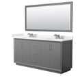 thumbnail image 1 of Wyndham Collection Wcf4141-72D-Vca-Us3m70 Strada 72" Free Standing Double Basin Vanity Set, 1 of 7