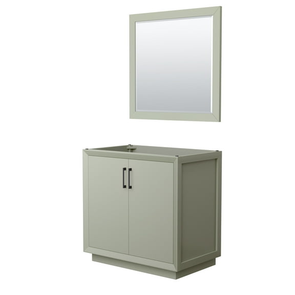 Wyndham Collection Wcf414136s-Cxsxx-M34 Strada 35" Single Free Standing Vanity Cabinet -