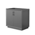 thumbnail image 1 of Wyndham Collection Wcf414136s-Cxsxx-Mxx Strada 35" Single Free Standing Vanity Cabinet, 1 of 7