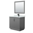 thumbnail image 1 of Wyndham Collection WCF414136SGBCMUNSM34 Strada 36" Free Standing Single Basin Vanity Set -, 1 of 7