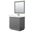 thumbnail image 1 of Wyndham Collection WCF414136SGZGTUNSM34 Strada 36" Free Standing Single Basin Vanity Set -, 1 of 7