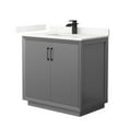 thumbnail image 1 of Wyndham Collection WCF414136SGBGTUNSMXX Strada 36" Free Standing Single Basin Vanity Set -, 1 of 7