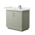 thumbnail image 1 of Wyndham Collection WCF414136SLGWQUNSMXX Strada 36" Free Standing Single Basin Vanity Set -, 1 of 7