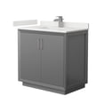 thumbnail image 1 of Wyndham Collection WCF414136SKGWQUNSMXX Strada 36" Free Standing Single Basin Vanity Set -, 1 of 7