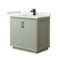 thumbnail image 1 of Wyndham Collection WCF414136SLBWQUNSMXX Strada 36" Free Standing Single Basin Vanity Set -, 1 of 7