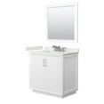 thumbnail image 1 of Wyndham Collection WCF414136SWHWQUS3M34 Strada 36" Free Standing Single Basin Vanity Set -, 1 of 7