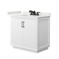 thumbnail image 1 of Wyndham Collection WCF414136SWBWQUS3MXX Strada 36" Free Standing Single Basin Vanity Set -, 1 of 7