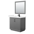 thumbnail image 1 of Wyndham Collection WCF414136SGBC2UNSM34 Strada 36" Free Standing Single Basin Vanity Set -, 1 of 7