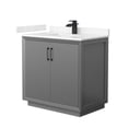 thumbnail image 1 of Wyndham Collection WCF414136SGBC2UNSMXX Strada 36" Free Standing Single Basin Vanity Set -, 1 of 7