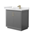 thumbnail image 1 of Wyndham Collection WCF414136SGZWCUNSMXX Strada 36" Free Standing Single Basin Vanity Set -, 1 of 7