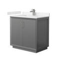 thumbnail image 1 of Wyndham Collection WCF414136SKGC2UNSMXX Strada 36" Free Standing Single Basin Vanity Set -, 1 of 7
