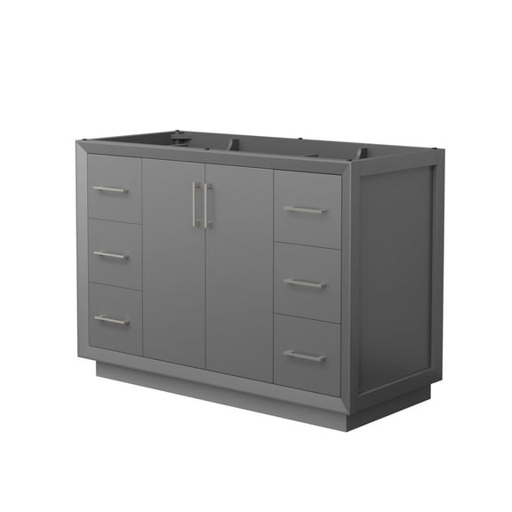 Wyndham Collection Wcf414148s-Cxsxx-Mxx Strada 47" Single Free Standing Vanity Cabinet