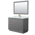 thumbnail image 1 of Wyndham Collection WCF414148SGZCMUNSM46 Strada 48" Free Standing Single Basin Vanity Set -, 1 of 7