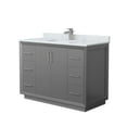thumbnail image 1 of Wyndham Collection WCF414148SKGCMUNSMXX Strada 48" Free Standing Single Basin Vanity Set -, 1 of 7