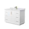 thumbnail image 1 of Wyndham Collection WCF414148SWZCMUNSMXX Strada 48" Free Standing Single Basin Vanity Set -, 1 of 7