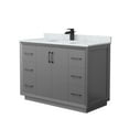 thumbnail image 1 of Wyndham Collection WCF414148SGBCMUNSMXX Strada 48" Free Standing Single Basin Vanity Set -, 1 of 7