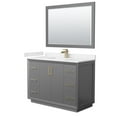 thumbnail image 1 of Wyndham Collection WCF414148SGZC2UNSM46 Strada 48" Free Standing Single Basin Vanity Set -, 1 of 7