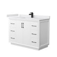 thumbnail image 1 of Wyndham Collection WCF414148SWBWCUNSMXX Strada 48" Free Standing Single Basin Vanity Set -, 1 of 7