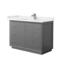Wyndham Collection Wcf414148s-Vca-Unsmxx Strada 48" Free Standing Single Basin Vanity Set
