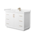 thumbnail image 1 of Wyndham Collection WCF414148SWZC2UNSMXX Strada 48" Free Standing Single Basin Vanity Set -, 1 of 7