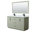 thumbnail image 1 of Wyndham Collection WCF414160DLBCMUNSM58 Strada 60" Free Standing Double Basin Vanity Set -, 1 of 7