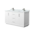 thumbnail image 1 of Wyndham Collection WCF414160DWHCMUNSMXX Strada 60" Free Standing Double Basin Vanity Set -, 1 of 7