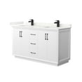 thumbnail image 1 of Wyndham Collection WCF414160DWBGTUNSMXX Strada 60" Free Standing Double Basin Vanity Set -, 1 of 7