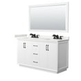 thumbnail image 1 of Wyndham Collection WCF414160DWBWQUS3M58 Strada 60" Free Standing Double Basin Vanity Set -, 1 of 7