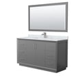 thumbnail image 1 of Wyndham Collection WCF414160SKGCMUNSM58 Strada 60" Free Standing Single Basin Vanity Set -, 1 of 7