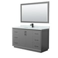 thumbnail image 1 of Wyndham Collection WCF414160SGBCMUNSM58 Strada 60" Free Standing Single Basin Vanity Set -, 1 of 7