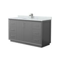 thumbnail image 1 of Wyndham Collection WCF414160SKGCMUNSMXX Strada 60" Free Standing Single Basin Vanity Set -, 1 of 7