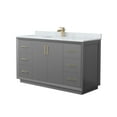 thumbnail image 1 of Wyndham Collection WCF414160SGZCMUNSMXX Strada 60" Free Standing Single Basin Vanity Set -, 1 of 7