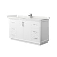 thumbnail image 1 of Wyndham Collection Wcf414160s-Qtz-Unsmxx Strada 60" Free Standing Single Basin Vanity Set, 1 of 7