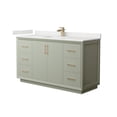 thumbnail image 1 of Wyndham Collection WCF414160SLZWQUNSMXX Strada 60" Free Standing Single Basin Vanity Set -, 1 of 7