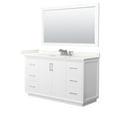 thumbnail image 1 of Wyndham Collection WCF414160SWHGTUS3M58 Strada 60" Free Standing Single Basin Vanity Set -, 1 of 7