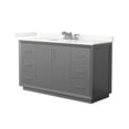 thumbnail image 1 of Wyndham Collection WCF414160SKGGTUS3MXX Strada 60" Free Standing Single Basin Vanity Set -, 1 of 7