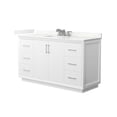 thumbnail image 1 of Wyndham Collection Wcf414160s-Qtz-Us3mxx Strada 60" Free Standing Single Basin Vanity Set, 1 of 7