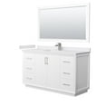 thumbnail image 1 of Wyndham Collection Wcf414160s-Vca-Unsm58 Strada 60" Free Standing Single Basin Vanity Set, 1 of 7