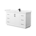 thumbnail image 1 of Wyndham Collection WCF414160SWBC2UNSMXX Strada 60" Free Standing Single Basin Vanity Set -, 1 of 7
