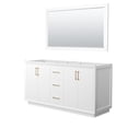 thumbnail image 1 of Wyndham Collection WCF414166DWZCXSXXM58 Strada 65" Double Free Standing Vanity Cabinet -, 1 of 7