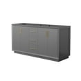 thumbnail image 1 of Wyndham Collection WCF414166DGZCXSXXMXX Strada 65" Double Free Standing Vanity Cabinet, 1 of 7