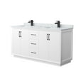 thumbnail image 1 of Wyndham Collection WCF414166DWBCMUNSMXX Strada 66" Free Standing Double Basin Vanity Set -, 1 of 7