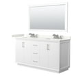 thumbnail image 1 of Wyndham Collection WCF414166DWHGTUS3M58 Strada 66" Free Standing Double Basin Vanity Set -, 1 of 7