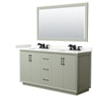 thumbnail image 1 of Wyndham Collection WCF414166DLBGTUS3M58 Strada 66" Free Standing Double Basin Vanity Set -, 1 of 7